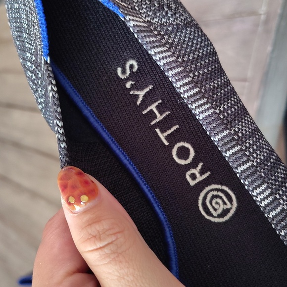 New Rothy's The Point flats in Granite Heather Size Woman's 11 Retail $155 - Picture 7 of 9